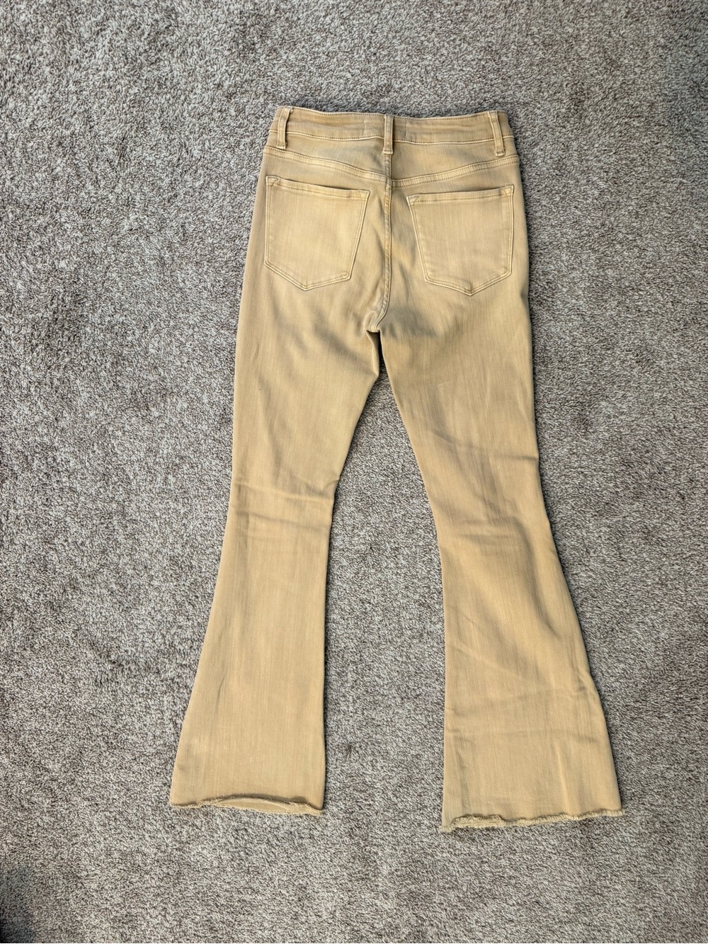Vervet Copper High-Rise Flare Jeans with Distressed Knees - Women - Picture 7 of 10